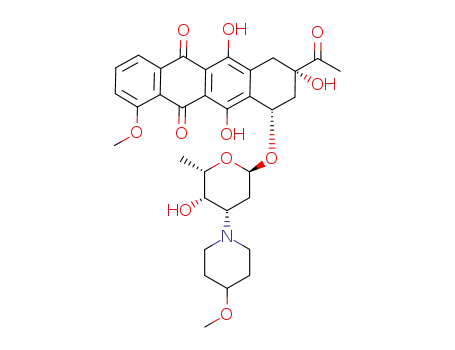 3'-(4-methoxy-1-piperidinyl)-3'-deaminodaunorubicin