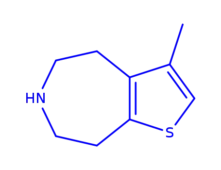 Molecular Structure of 873017-00-6 (5,6,7,8-TETRAHYDRO-3-METHYL-4H-THIENO[2,3-D]AZEPINE)