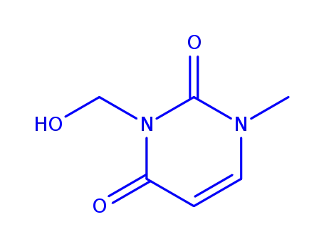 2,4(1H,3H)-Pyrimidinedione, 3-(hydroxymethyl)-1-methyl-