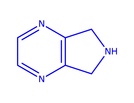 Molecular Structure of 871792-60-8 (6,7-dihydro-5H-pyrrolo[3,4-b]pyrazine)