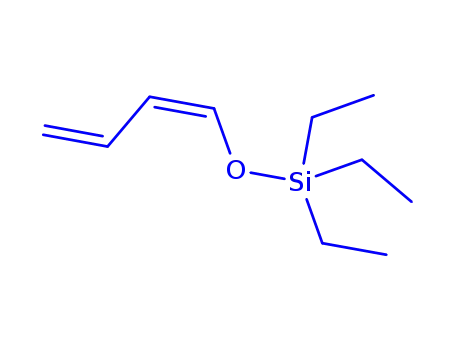Molecular Structure of 79746-17-1 (1-(TRIETHYLSILYLOXY)-1,3-BUTADIENE, 97%, MIXTURE OF CIS AND TRANS)