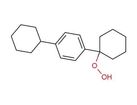 Molecular Structure of 79754-86-2 (1-(4-Cyclohexylphenyl)cyclohexyl hydroperoxide)