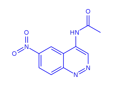 N-(6-nitro-4-cinnolinyl)-Acetamide