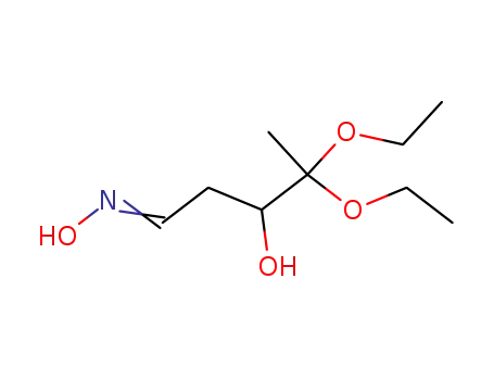 Pentanal, 4,4-diethoxy-3-hydroxy-, oxime, (E)-