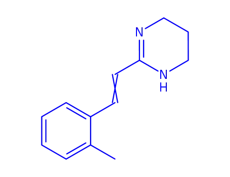 Pyrimidine, 1,4,5,6-tetrahydro-2-(o-methylstyryl)- (8CI)