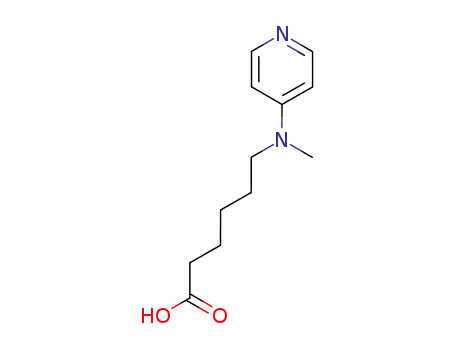 Molecular Structure of 80028-41-7 (6-[methyl(pyridin-4-yl)amino]hexanoic acid)