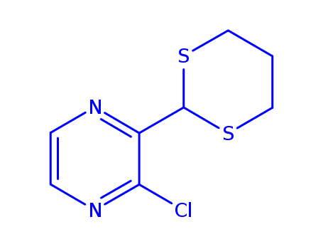 2-chloro-3-(1,3-dithian-2-yl)pyrazine
