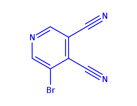 Molecular Structure of 873417-01-7 (Cinchomerononitrile,  5-bromo-  (4CI))