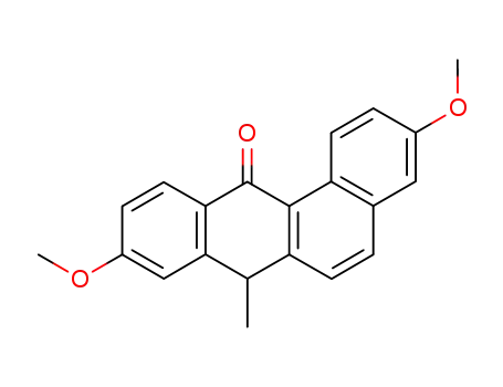 Benz[a]anthracen-12(7H)-one, 3,9-dimethoxy-7-methyl-