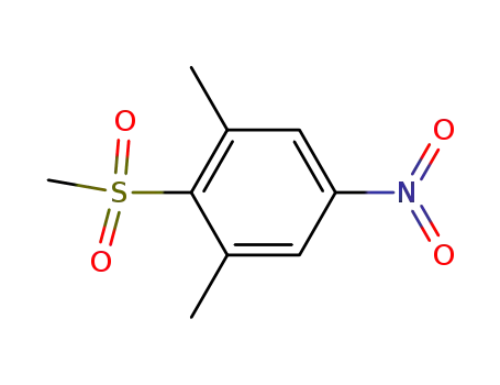 Molecular Structure of 799255-64-4 (Sulfone, methyl 4-nitro-2,6-xylyl (5CI))