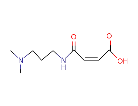 Molecular Structure of 17674-02-1 ((2Z)-4-{[3-(dimethylamino)propyl]amino}-4-oxobut-2-enoic acid)