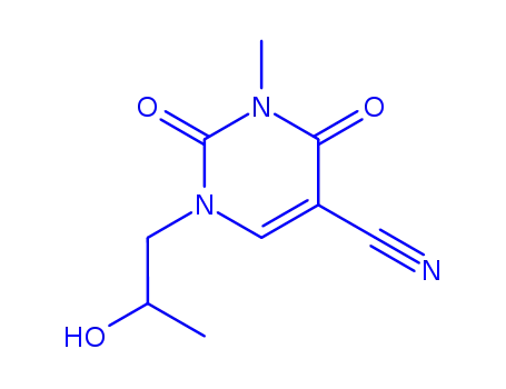 5-Pyrimidinecarbonitrile,1,2,3,4-tetrahydro-1-(2-hydroxypropyl)-3-methyl-2,4-dioxo-(9CI)