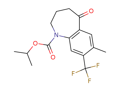 1H-1-벤자제핀-1-카르복실산, 2,3,4,5-테트라히드로-7-메틸-5-옥소-8-(트리플루오로메틸)-, 1-메틸에틸 에스테르