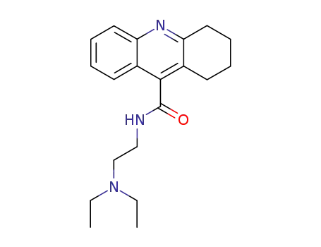 Molecular Structure of 80039-84-5 (N-[2-(diethylamino)ethyl]-1,2,3,4-tetrahydroacridine-9-carboxamide)
