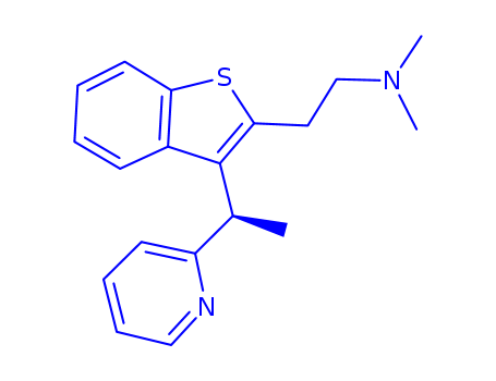 Benzo[b]thiophene-2-ethanamine, N,N-dimethyl-3-[(1R)-1-(2-pyridinyl)ethyl]-