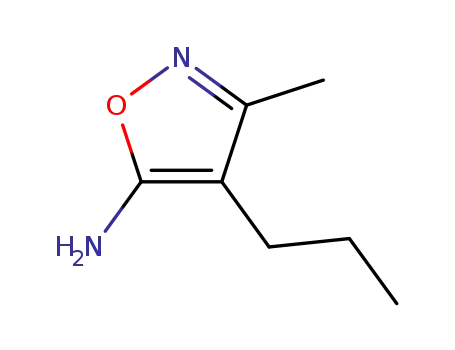Molecular Structure of 875249-70-0 (Isoxazole, 5-amino-3-methyl-4-propyl- (5CI))
