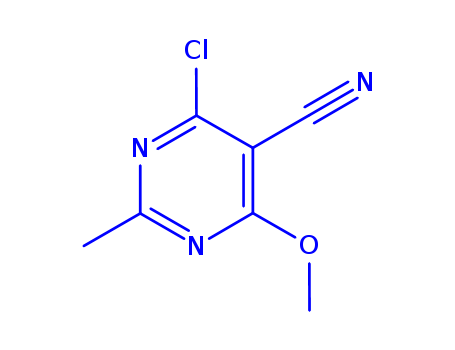 4-CHLORO-6-METHOXY-2-METHYLPYRIMIDINE-5-CARBONITRILE