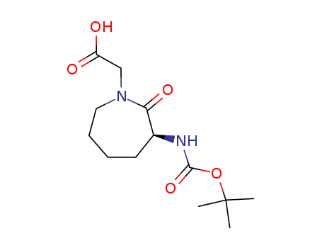 (S)-2-(3-((tert-Butoxycarbonyl)amino)-2-oxoazepan-1-yl)acetic acid