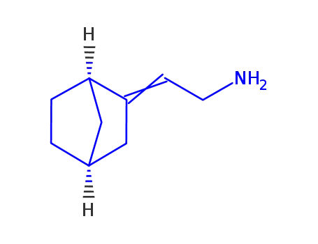 Molecular Structure of 80106-52-1 (2-(bicyclo(2.2.1)hept-2-ylidene)ethanamine)