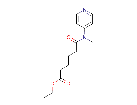 Molecular Structure of 80028-36-0 (ethyl N-methyl-N-(4-pyridyl)adipamate)