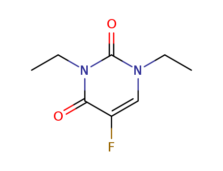 2,4(1H,3H)-Pyrimidinedione,1,3-diethyl-5-fluoro- cas  80115-67-9