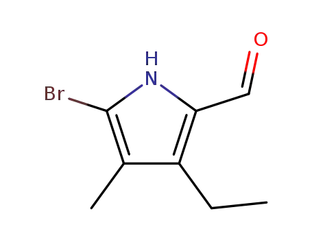 5-bromo-3-ethyl-4-methyl-pyrrole-2-carboxaldehyde