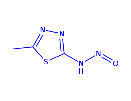 1,3,4-티아디아졸, 2-메틸-5-니트로스아미노-(5CI)