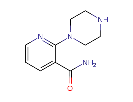 Molecular Structure of 87394-64-7 (2-Piperazin-1-ylnicotinamide)