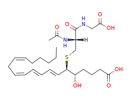 Molecular Structure of 80115-94-2 (N-Acetylleukotriene D4)