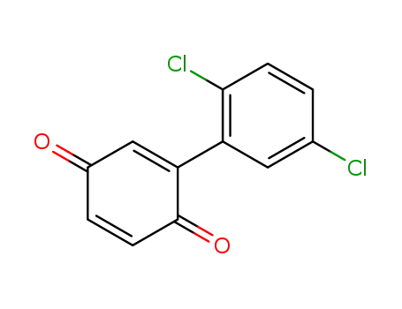 Molecular Structure of 79756-69-7 (2-(2,5-dichlorophenyl)cyclohexa-2,5-diene-1,4-dione)