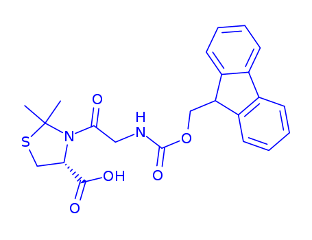 (4R)-3-[2-({[(9H-fluoren-9-yl)methoxy]carbonyl}amino)acetyl]-2,2-dimethyl-1,3-thiazolidine-4-carboxylic acid