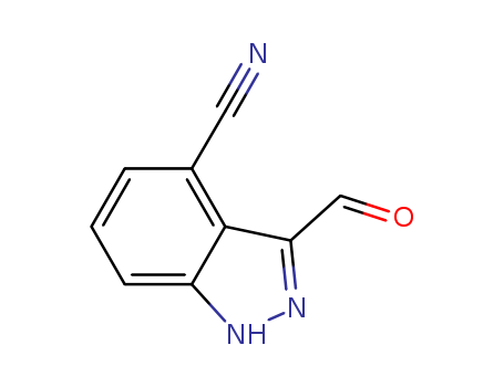 4-CYANO-3-(1H)INDAZOLE CARBOALDEHYDE