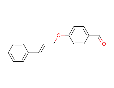 Molecular Structure of 79844-40-9 (4-{[(2E)-3-PHENYLPROP-2-ENYL]OXY}BENZALDEHYDE)