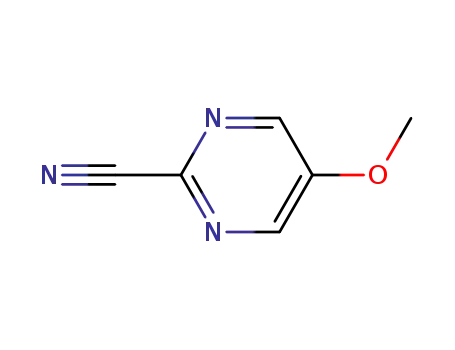 Molecular Structure of 87362-32-1 (2-Pyrimidinecarbonitrile,5-methoxy-)