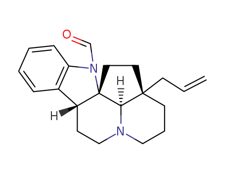 (-)-(2S,7R,20R,21R)-1-formyl-1-demethyl-18-methylenevallesamidine