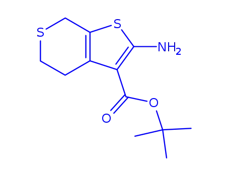 2-아미노-4,7-디히드로-5H-티에노[2,3-c]티오피란-3-카르복실산 tert-부틸 에스테르
