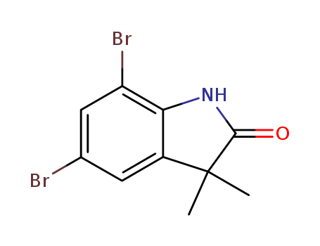 5,7-Dibromo-3,3-dimethylindolin-2-one
