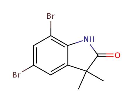 5,7-디브로모-3,3-디메틸옥신돌