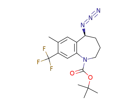 1H-1-벤조아제핀-1-카르복실산, 5-아지도-2,3,4,5-테트라히드로-7-메틸-8-(트리플루오로메틸)-, 1,1-디메틸에틸 에스테르, (5S)-