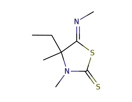3,4-dimethyl-4-ethyl-5-methyliminothiazolidine-2-thione