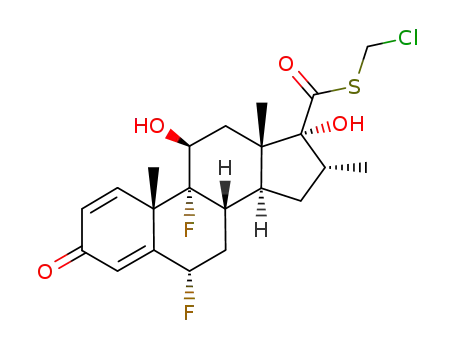 Molecular Structure of 87556-66-9 (CloticasonePropionate)