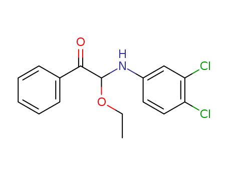 Ethanone,2-[(3,4-dichlorophenyl)amino]-2-ethoxy-1-phenyl-