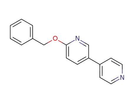 Molecular Structure of 106154-29-4 (3,4'-Bipyridine, 6-(phenylmethoxy)-)