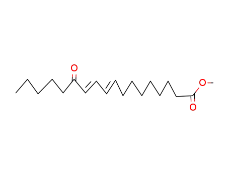 Molecular Structure of 26474-39-5 (methyl (9E,11E)-13-oxooctadeca-9,11-dienoate)