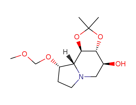 (3aR,4S,9S,9aR,9bR)-9-Methoxymethoxy-2,2-dimethyl-octahydro-[1,3]dioxolo[4,5-g]indolizin-4-ol