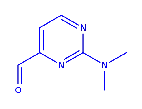Molecular Structure of 872707-78-3 (2-(Dimethylamino)pyrimidine-4-carboxaldehyde)