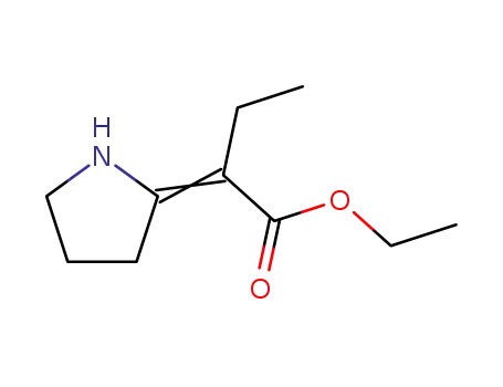 Butanoic acid, 2-(2-pyrrolidinylidene)-, ethyl ester