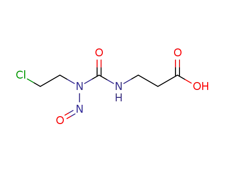 Molecular Structure of 79955-38-7 (N-[(2-chloroethyl)(nitroso)carbamoyl]-beta-alanine)