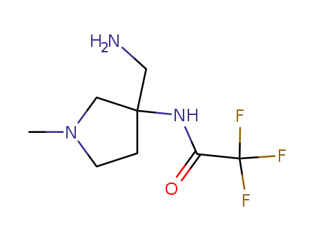 N-(3-aminomethyl-1-methyl-pyrrolidin-3-yl)-2,2,2-trifluoro-acetamide