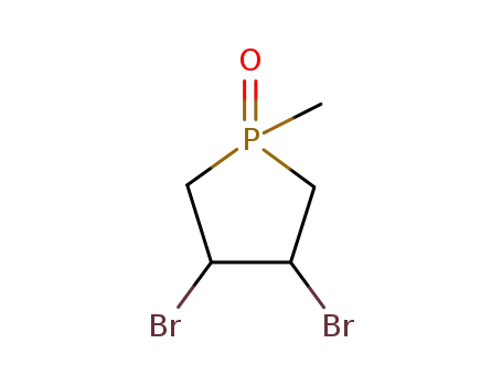 3,4-Dibromo-1-methyl-1lambda~5~-phospholan-1-one